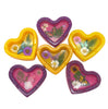 I Heart Flowers Butterflies Resin Glitter Heart Shaped Ashtray Home Decor