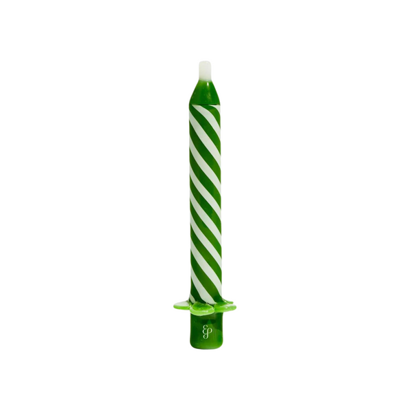 Birthday Candle One Hitter Pipe Smoking Leaf Green