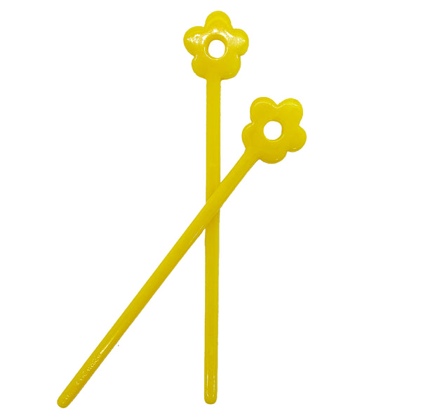 Yellow Lemon Flower Tamping Stick