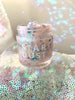 Party Star Dust Glitter Pot by Lavender Stardust, Lavender Stardust Party Star Dust Glitter Pot, party glitter pot, party body glitter, party face glitter, lavender stardust party glitter, star body glitter, heart body glitter, heart glitter chunks, pink body glitter, chunky pink face glitter