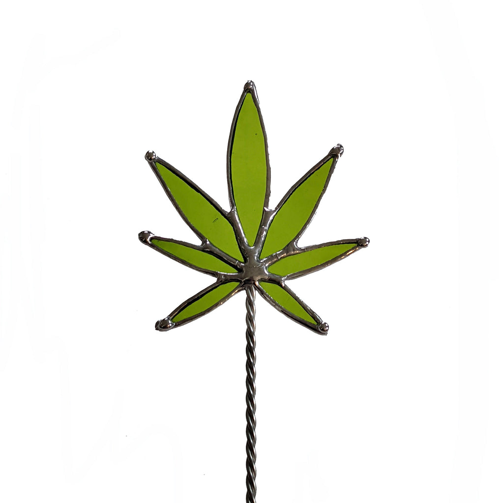 Pot 4 UR Pot Stained Glass Plant Stake