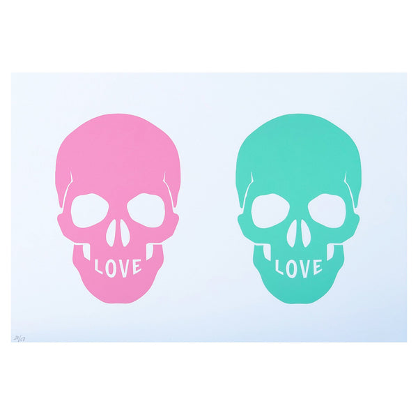 Love U 2 Death Art Print