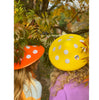 Wicked Hippie Shroomin Mushroom Hat Lemon Yellow Sun Shade Trip, mushroom cap, mushroom hat, yellow mushroom hat, yellow shroom hat, yellow shroom cap.